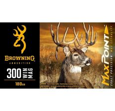 Browning Ammo .300 Winchester Magnum 180gr Max Point 20rd Box