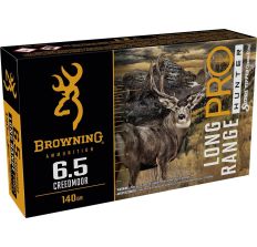 Browning Ammo Long Range Pro Hunter 6.5 Creedmoor 140gr Sierra Tipped GameKing 20rd Box
