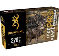 Browning Ammo Long Range Pro Hunter .270 Winchester 140gr Sierra Tipped GameKing 20rd Box