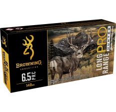 Browning Ammo Long Range Pro Hunter 6.5 PRC 140gr Sierra Tipped GameKing 20rd Box