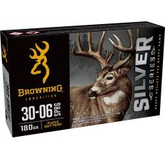 Browning Ammo Silver .30-06 Springfield 180gr Plated Soft Point 20rd Box
