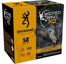 Browning Ammo Wicked Wing XD 12ga 3" BB Shot 25rd