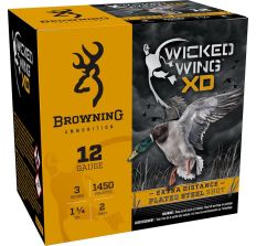 Browning Ammo Wicked Wing XD 12ga 3" #2 Shot 25rd