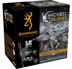 Browning Ammo Wicked Blend 12ga 3" #2&4 Shot 25rd