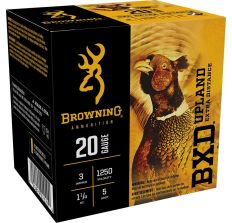 Browning Ammo BXD Upland 20ga 3" #5 Shot 25rd