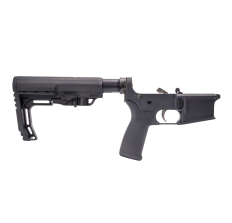 Anderson AM-15 Forged Complete AR Lower 5.56 Black with Mission First Tactical Buttstock