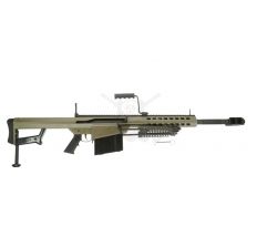 BARRETT 82CQ 82A1 50BMG SEMIAUTO 20.6" barrel (1) 10rd mag - FDE w/ black barrel 14030 