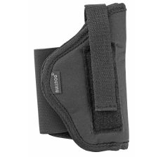 Bulldog Cases Pro Ankle Holster Fits Glock 26/27, Walther P22, HK USP RH Black