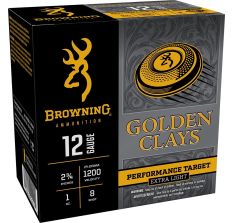 Browning Ammo Golden Clays Performance Target Extra Light 12ga 2.75" #8 Shot 25rd