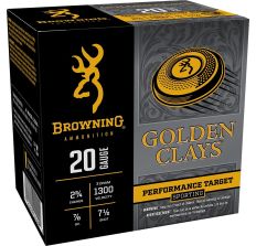 Browning Ammo Golden Clays Performance Target 20ga 2.75" #7.5 Shot 25rd