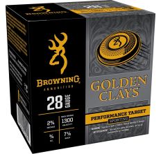 Browning Ammo Golden Clays Performance Target Sporting 28ga 2.75" #7.5 Shot 25rd