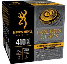 Browning Ammo Golden Clays Performance Target Sporting .410 Bore 2.5" #8 Shot 25rd