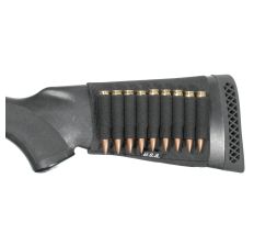 BLACKHAWK BUTT STOCK SHELL RIFLE HOLDER BLACK