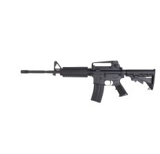 Bushmaster M4 Patrolman's Carry Handle AR15 Rifle Black 5.56NATO 16" Barrel A2 Handguard w/ Detachable Carry Handle A2 Flash Hider M4 Collapsible Stock