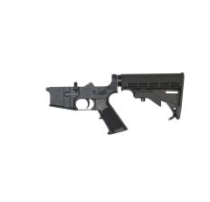 FACTORY BLEM - Bushmaster XM15-E2S Forged Complete AR15 Lower Receiver - Black | M4 Collapsible Stock