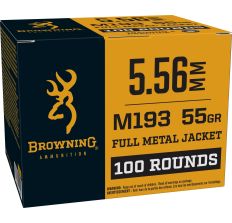 Browning Ammo M193 5.56 NATO 55gr FMJ 100rd Box