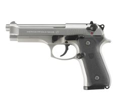 Beretta 92FS INOX Full Size DA/SA 9MM 4.9" 10rd Silver CA Compliant