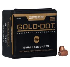 Speer Ammunition 9MM 115Gr Hollow Point 100ct