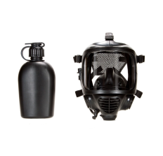 MIRA Safety CM-6M Tactical Gas Mask Includes Pre-installed Hydration System & Canteen Full-Face Respirator for CBRN Defense - ADD TO CART FOR SPECIAL PRICE!