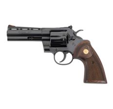 Colt Python 357 Magnum Double Action/Single Action Revolver - 4.25-Inch Blue Barrel, 6 Rounds