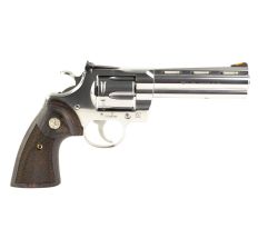 Colt Python 357 Magnum Revolver - 5-Inch Stainless Steel Barrel, 6 Rounds