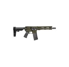 Diamondback Firearms Carbon DB15 300 BLK SemiAuto Pistol OD Green 10" Threaded Barrel SBA3 Arm Brace 1x30rd Mag