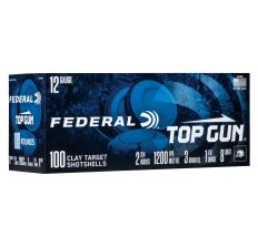 Federal Top Gun 12 Gauge 2.75" #8 Lead 100rd