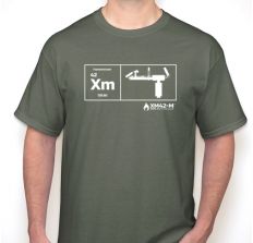 XM42 T-Shirt Green ELEMENTAL XM42 Periodic Table - Medium