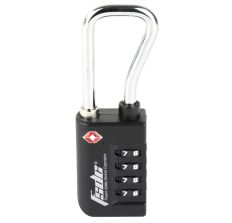 Firearm Safety Devices Corporation Resettable 4-Dial TSA Combinat Lock Black