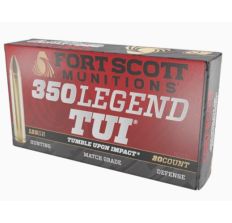Fort Scott Munitions 350 Legend Rifle Ammunition 125gr 20rd Box