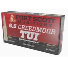 Fort Scott Munitions 6.5 Creedmoor Rifle Ammunition 123gr 20rd Box