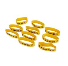 Faxon Firearms Magazine Marker Bands For 7.62x39 Yellow - 10 pack