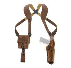 Galco VHS 4.0 Shoulder Holster 1911 4"/5" Ambidextrous Tan
