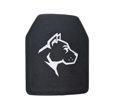 Guard Dog Tactical Level III UHMWPE 10X12 Ceramic Plate 3.9 Lbs/Per - Black