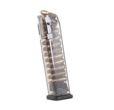 ETS Glock 9mm Magazine 22rd Clear Fits 17/19/26/34 Models