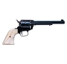 HERITAGE ROUGH RIDER REVOLVER 22/22M 6.5" 6RD BL PEARL