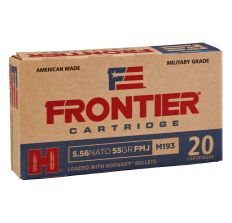 Hornady Frontier Ammunition 5.56 NATO 55gr FMJ M193 - 20rd Box