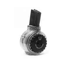 KCI 50rd Polymer Drum AR-15 5.56Nato w/ Magazine Pouch 