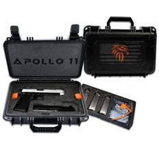 LFA Apollo 11 Combo Kit 9mm Grey 5" and Black 4.15" Slides 1x17rd Mag Hard Case