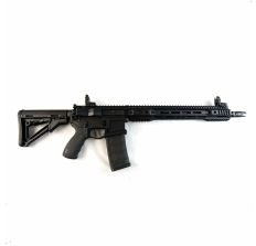 Franklin Armory LIBERTAS AR Rifle Black 5.56NATO 16" Barrel Triumvir Muzzle Device Installed BSFIII Binary Trigger