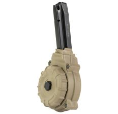 ProMag Drum Magazine 9MM Sig Sauer P320 50rd Flat Dark Earth
