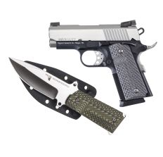 Magnum Research 1911U Undercover Officer 45 ACP 3" 6rd SS, Black