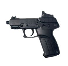 Kel-Tec P17 Pistol Black .22 LR 3.8" Threaded Barrel 16rd Crimson Trace Red Dot & Rounded Gear Holster