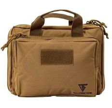 Full Forge Gear Cat-2 Double Pistol Case - Tan | 12"x10"