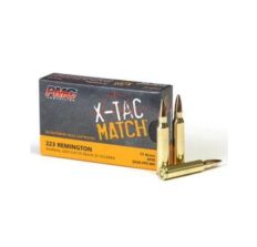 PMC X-TAC Match .223 Remington Rifle Ammunition 77 Grain OTM 200 Round Case