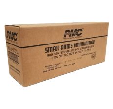 PMC Bronze Battle Pack .380 ACP Handgun Ammunition 90 Grain FMJ 900rd (3 Battle Pack) Case