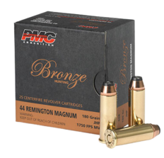 PMC Bronze .44 Magnum 180 Grain JHP Handgun Ammunition - 500 Round Case