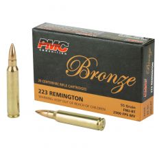 PMC Bronze 223 Rem 55gr FMJ-BT Rifle Ammo - 20rd