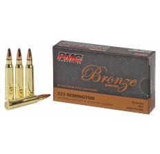 PMC Bronze .223 Remington Rifle Ammo 55 Grain SP Soft Point 200rd Pack