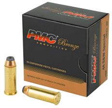 PMC Bronze .44 S&W Special 180 Grain Jacketed Hollow Point (JHP) Handgun Ammunition - 500 Round Case